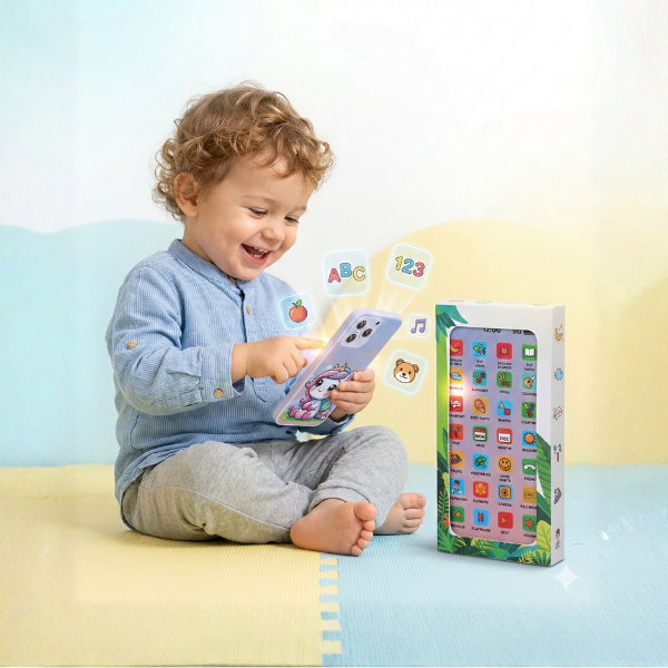 Child with toy